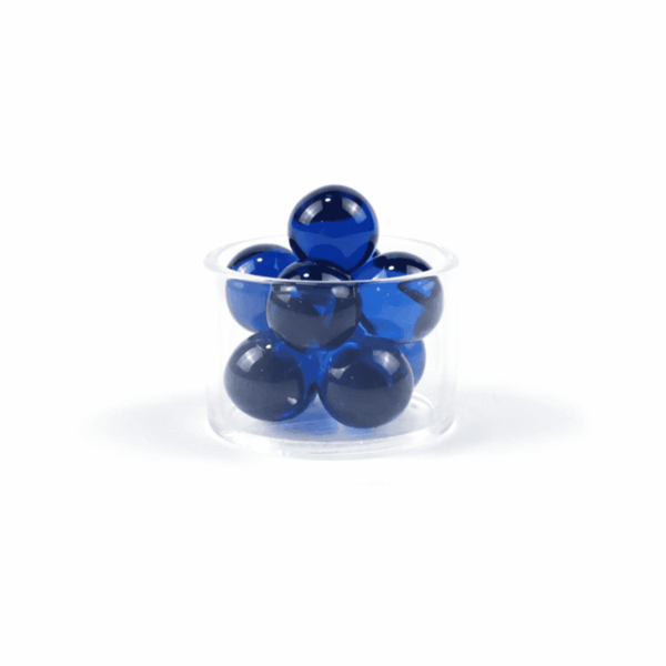Sapphire Terp Pearls 4mm 5mm 6mm 2pcs with Rio Titanium Jar - Image 2