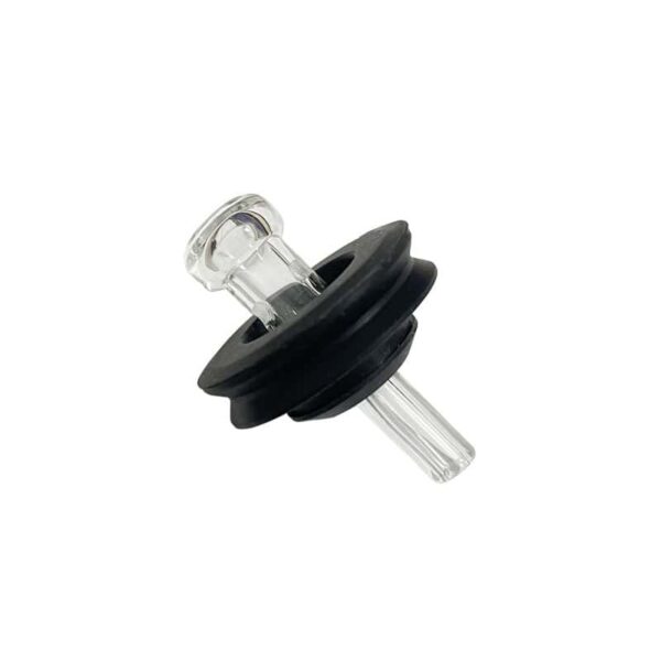 XXL Glass ball cap with silicone cap