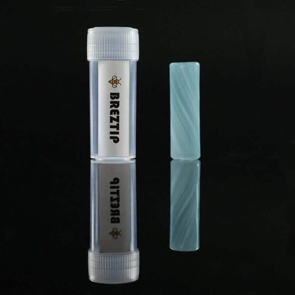 JCVAP BrezTip Superior Glass Filter RipTip Style Jade Blue Size9mm - Image 2